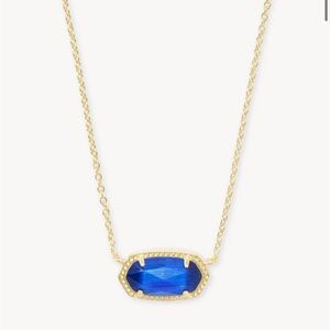Kendra Scott Colbalt cats eye elisa pendent